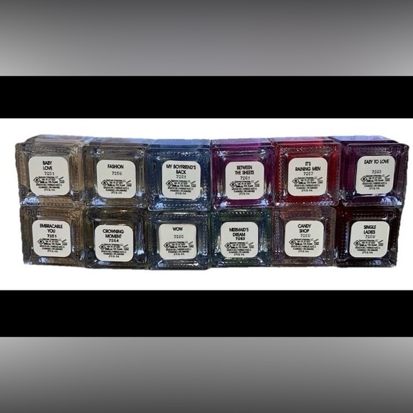 NEW Set Of 12 DEBORAH LIPPMANN Mini Nail Polishes | HTF Shades (0.27 fl oz) - Picture 2 of 2